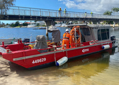Vigilant work vessel with remote ramp door - Commercial Marine Group