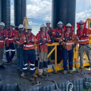 Our specialised team ready for Darwin ship lift clearance diving - Commercial Marine group