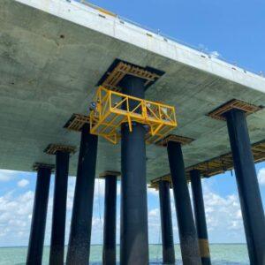 Pile remediation project - contact Commercial Marine Group