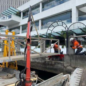 Commercial Marine Group - Riverwalk created access to multiple retail outlets qld